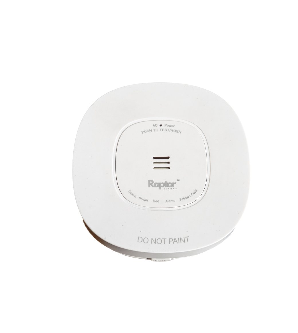 Compliant photoelectric smoke alarm installed by Goldsure